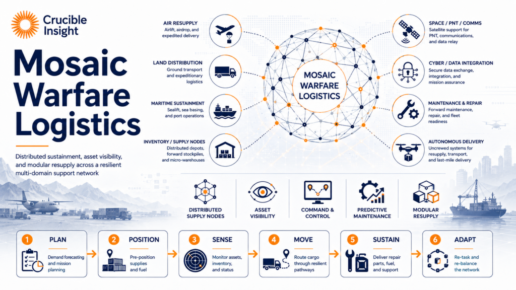Mosaic Warfare Logistics